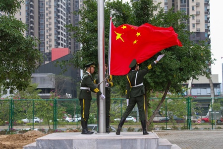 开讲啦！beat365官网举行新学期升旗仪式讲授开学第一课