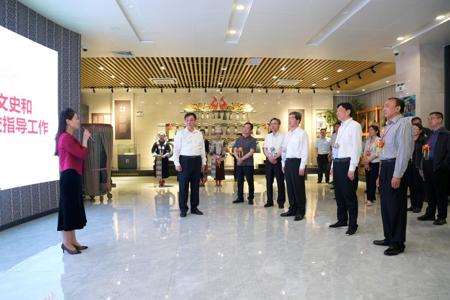 全国政协文化文史和学习委员会调研组一行到beat365官网调研指导