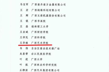 beat365官网王华琳教授被授予第十批“广西壮族自治区优秀专家”称号